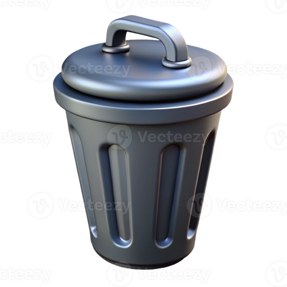 striking creative Trash can. Crisp edges, single-weight stroke, with Scalable Design. luxury png