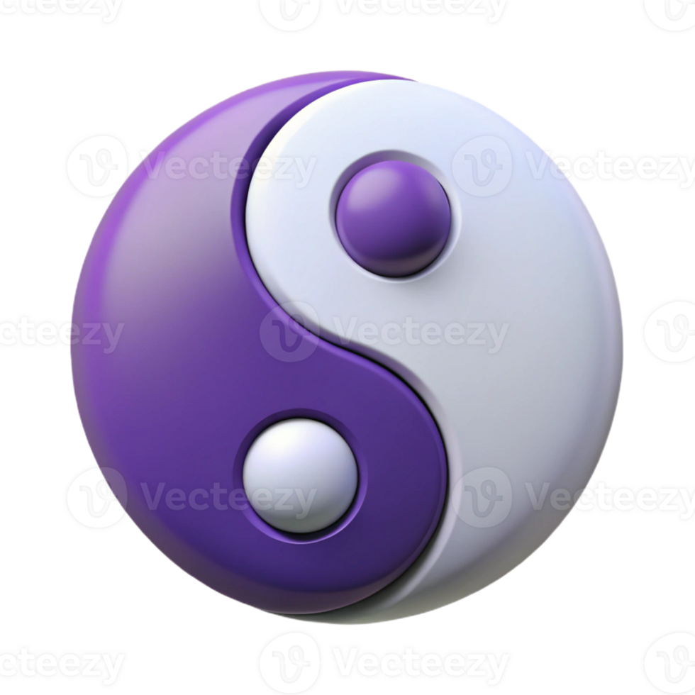 vibrant avant-garde Symmetrical outline of a yin-yang symbol. Crisp edges, flat color, with Scalable Design. original png