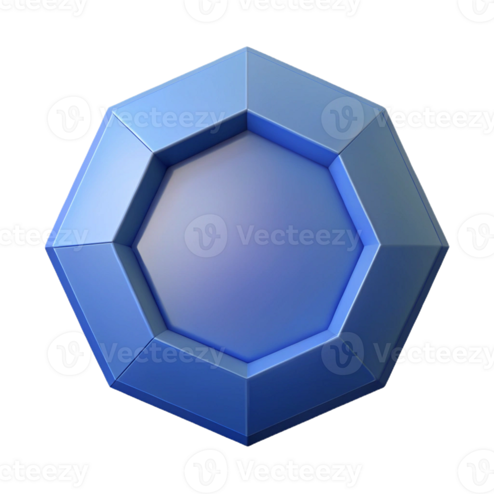 melancholic splendid Geometric octagon shape. Symmetrical design, clean lines, flat color with Scalable Design. flawless png