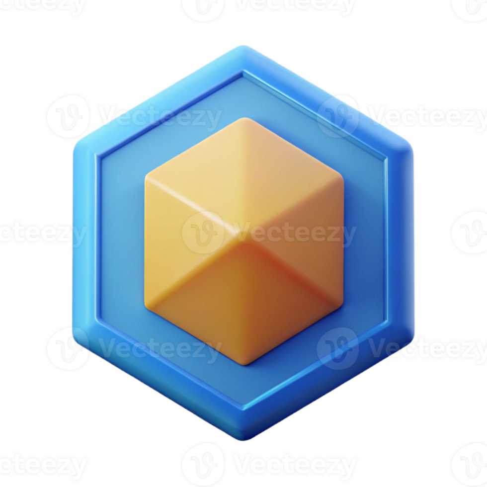 radiant celebrated Geometric hexagon shape. Symmetrical design, clean lines, flat color with Scalable Design. png