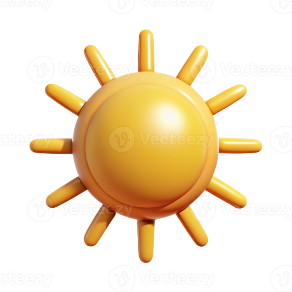 magnificent mysterious coastal Flat color sun with symmetrical rays. with Scalable Design. handcrafted png
