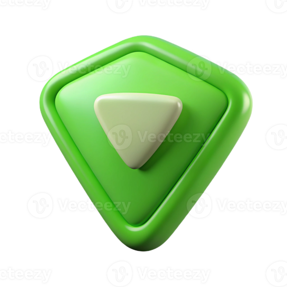 standout geometric Triangular badge with central dot, clean lines, flat lime green with Scalable Design. studio quality png