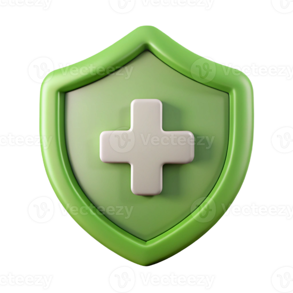 remarkable contemporary Shield badge with cross icon, clean lines, flat olive green with Scalable Design. 8K png