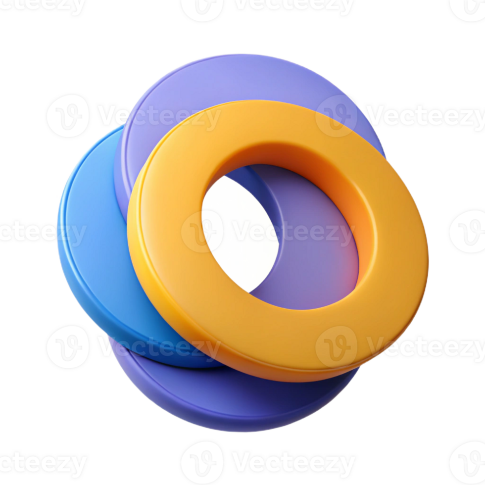 signature tropical Geometric pattern of concentric circles. Crisp edges, flat color, single-weight stroke with Scalable Design. original png