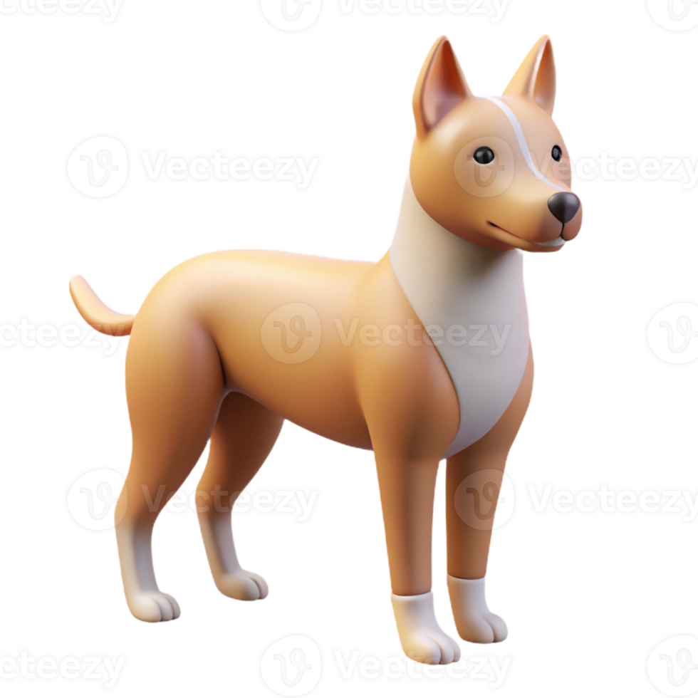 spectacular exceptional Clean lines depicting a stylized dog. Flat color, minimal with Scalable Design. png
