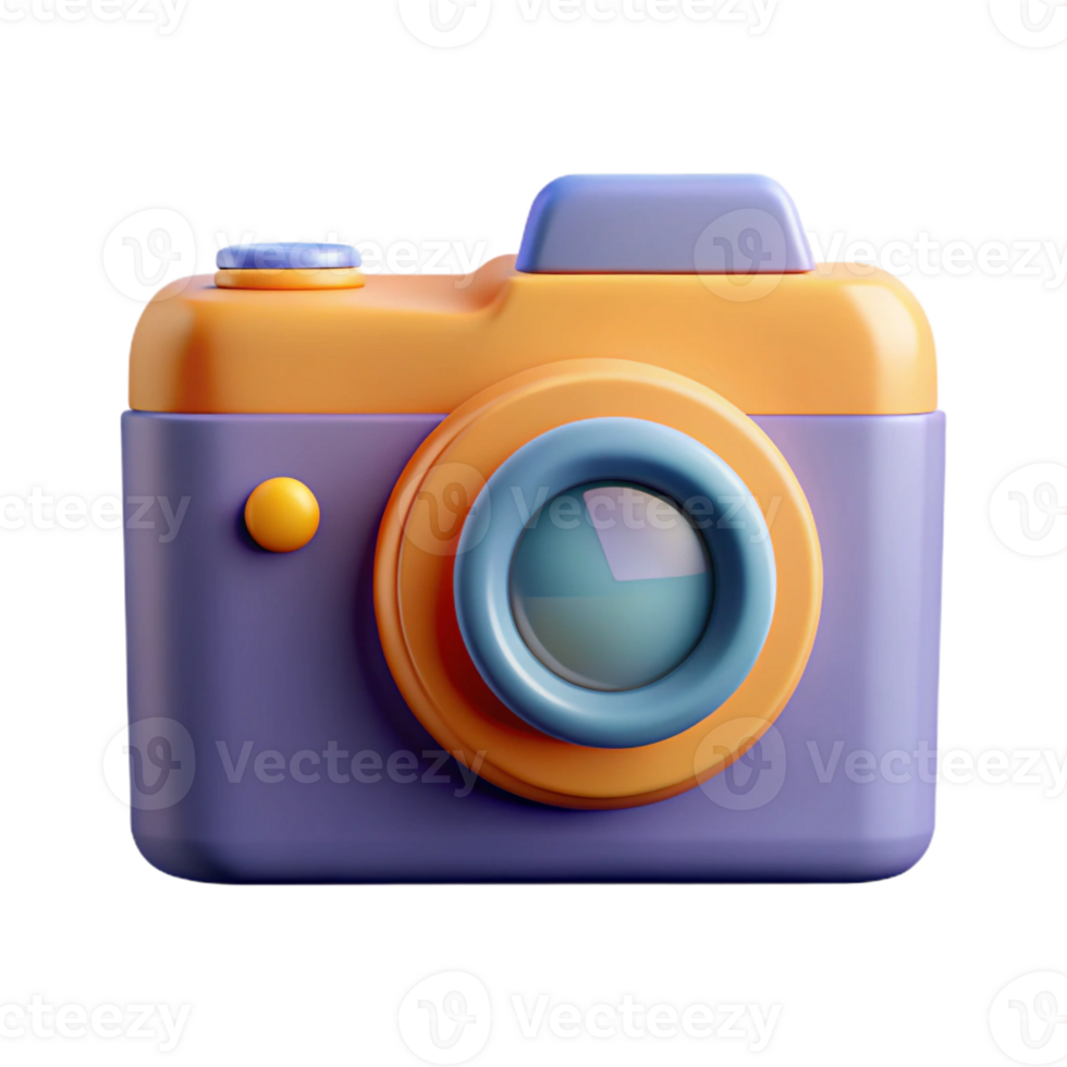 unparalleled bohemian Flat color camera icon with symmetrical design. Crisp edges with Scalable Design. fine detail png