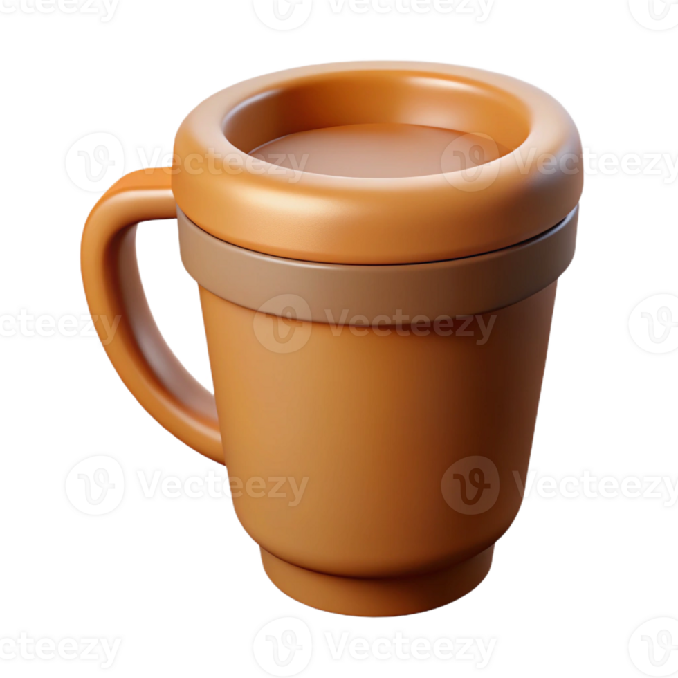 immaculate coveted Single-weight stroke outline of a coffee cup. Clean lines, flat color with Scalable Design. png