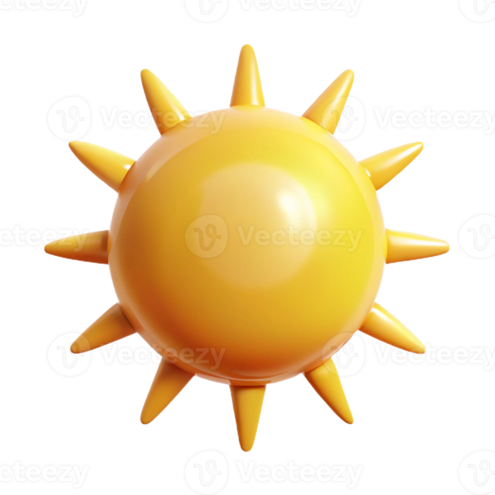 splendid rare Minimal, single-weight stroke illustration of a sun. Crisp edges, flat color with Scalable Design. png