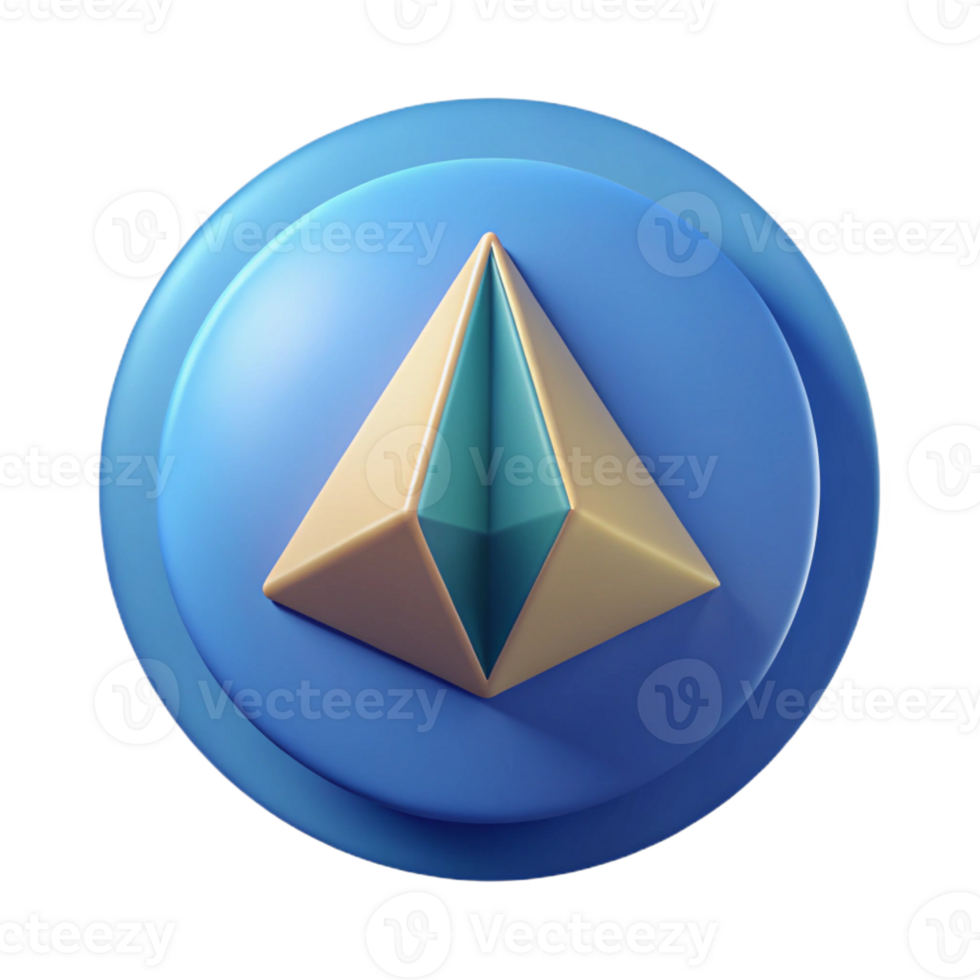 melancholic striking Geometric triangle inside a circle. Single-weight stroke, crisp edges with Scalable Design. studio quality png