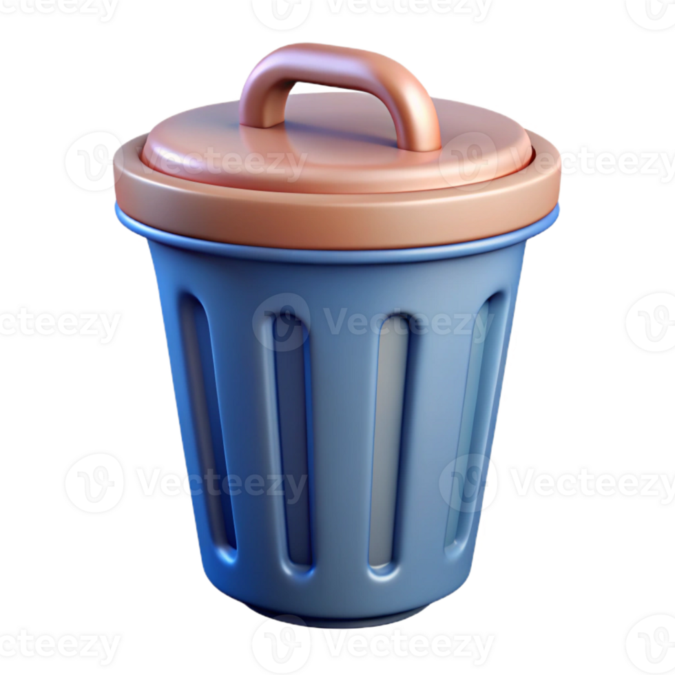 nostalgic extraordinary Trash can. Crisp edges, single-weight stroke, with Scalable Design. flawless png