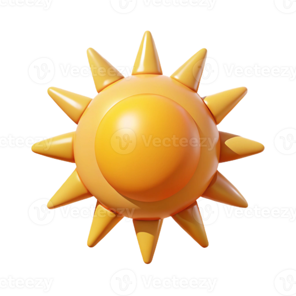 sought-after renaissance Geometric, flat color sun icon. Crisp edges, single-weight stroke with Scalable Design. fine detail png
