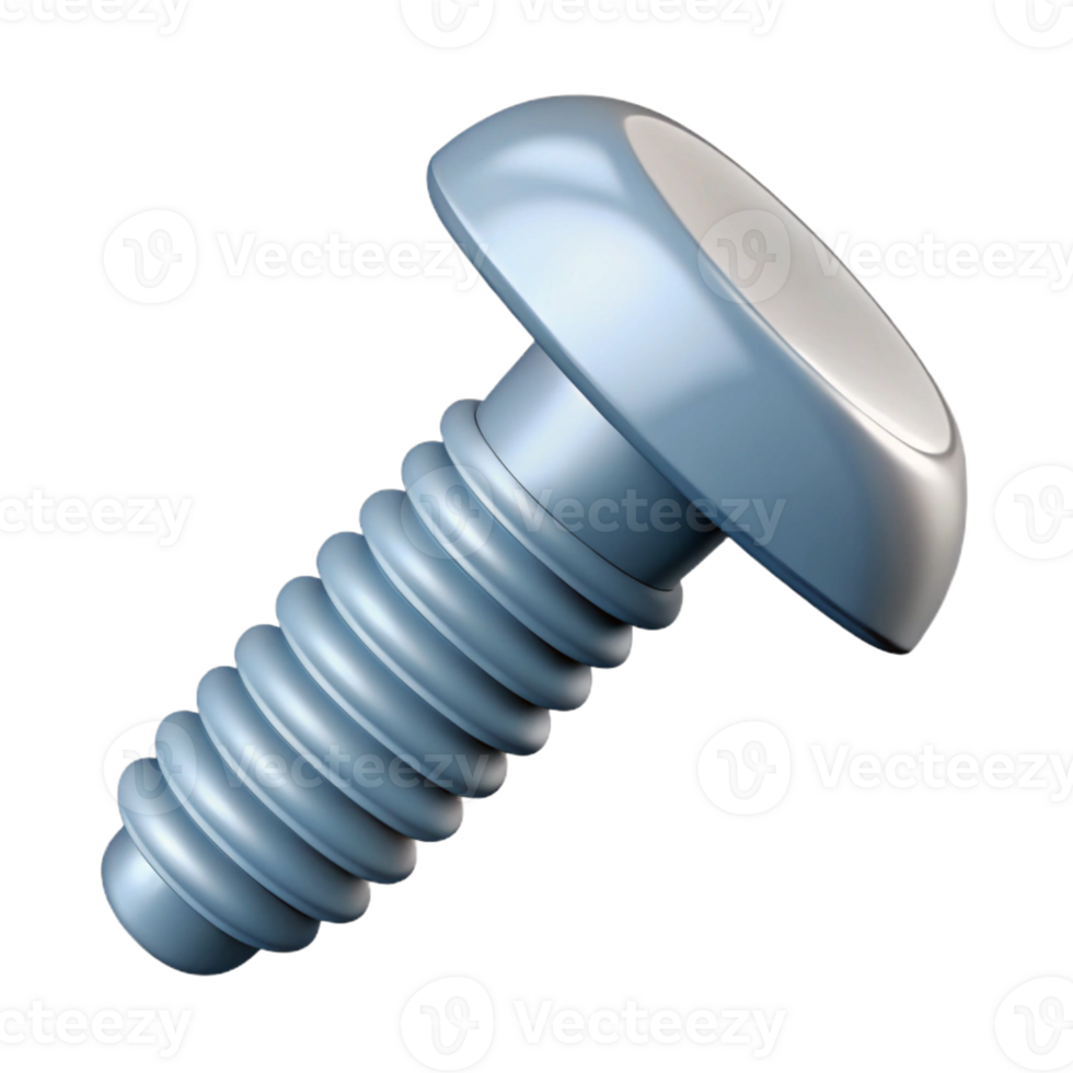 splendid dynamic gothic Single-weight stroke drawing of a screw. Crisp edges, symmetrical with Scalable Design. studio quality png
