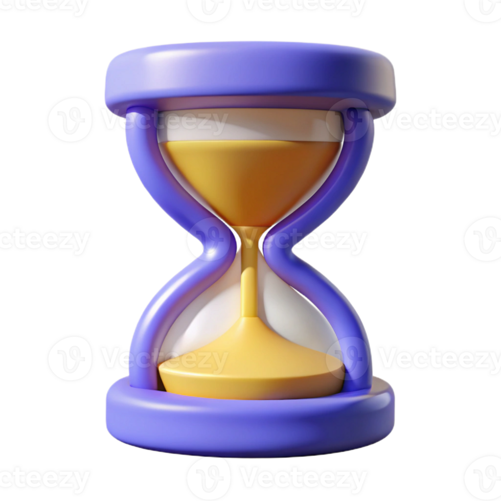 majestic tropical Symbol of time. An hourglass. Single-weight stroke. Crisp edges. with Scalable Design. artisan png