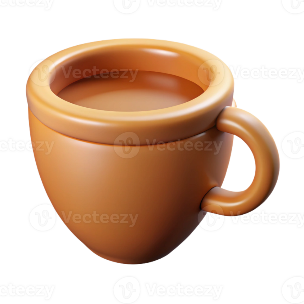 exquisite calm victorian Single-weight stroke outline of a coffee cup. Crisp edges, with Scalable Design. genuine png