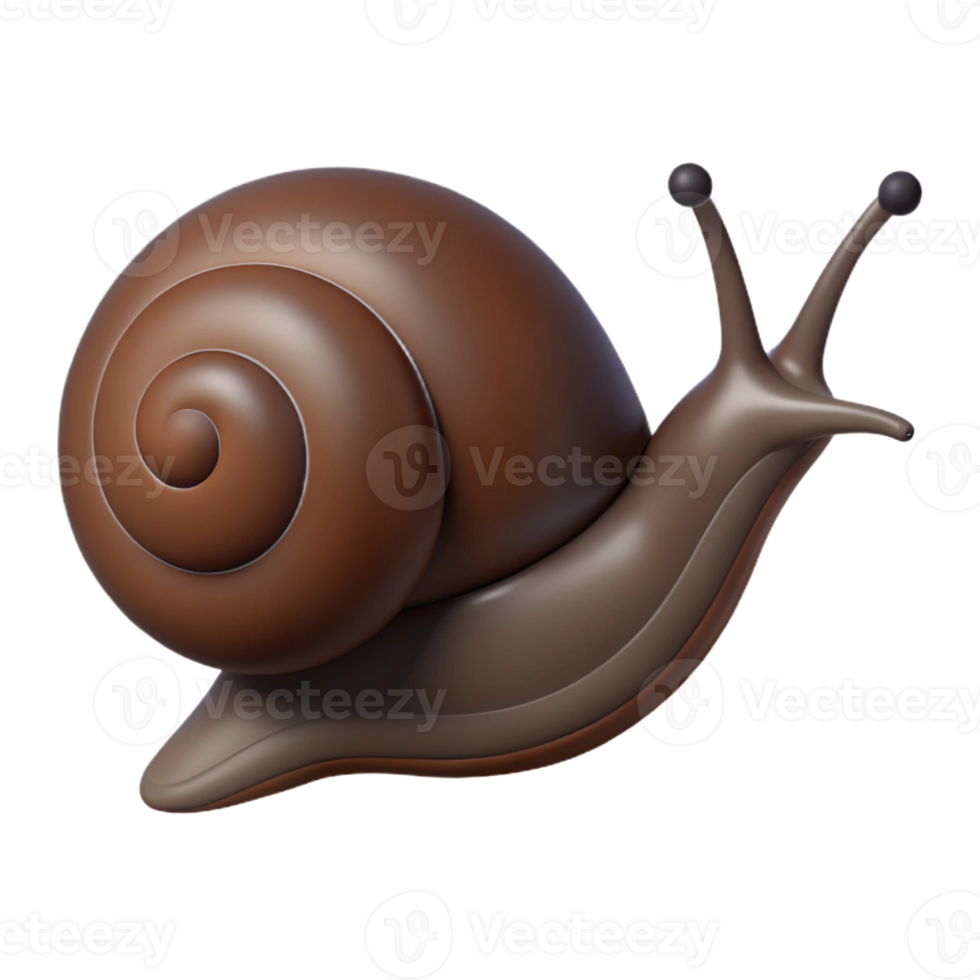 rare artistic Silhouette of a crawling snail. Clean lines, flat color, with Scalable Design. original png