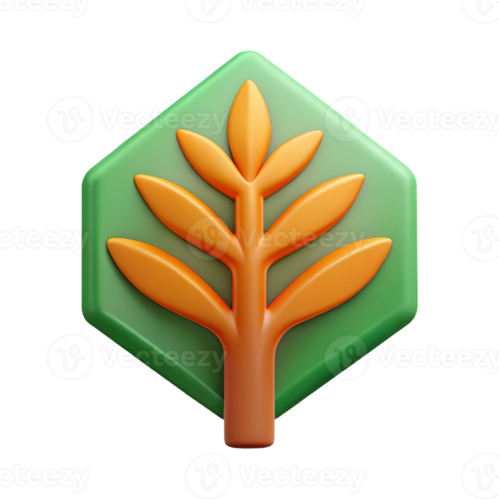 mesmerizing inspired Symmetrical logo featuring a stylized tree. Flat color, clean lines with Scalable Design. png