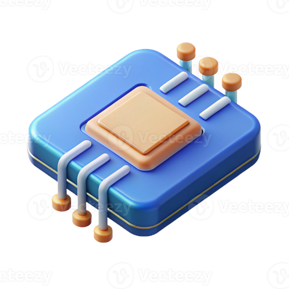 immaculate timeless Crisp edges illustration of a circuit board. Flat color, clean lines with Scalable Design. png