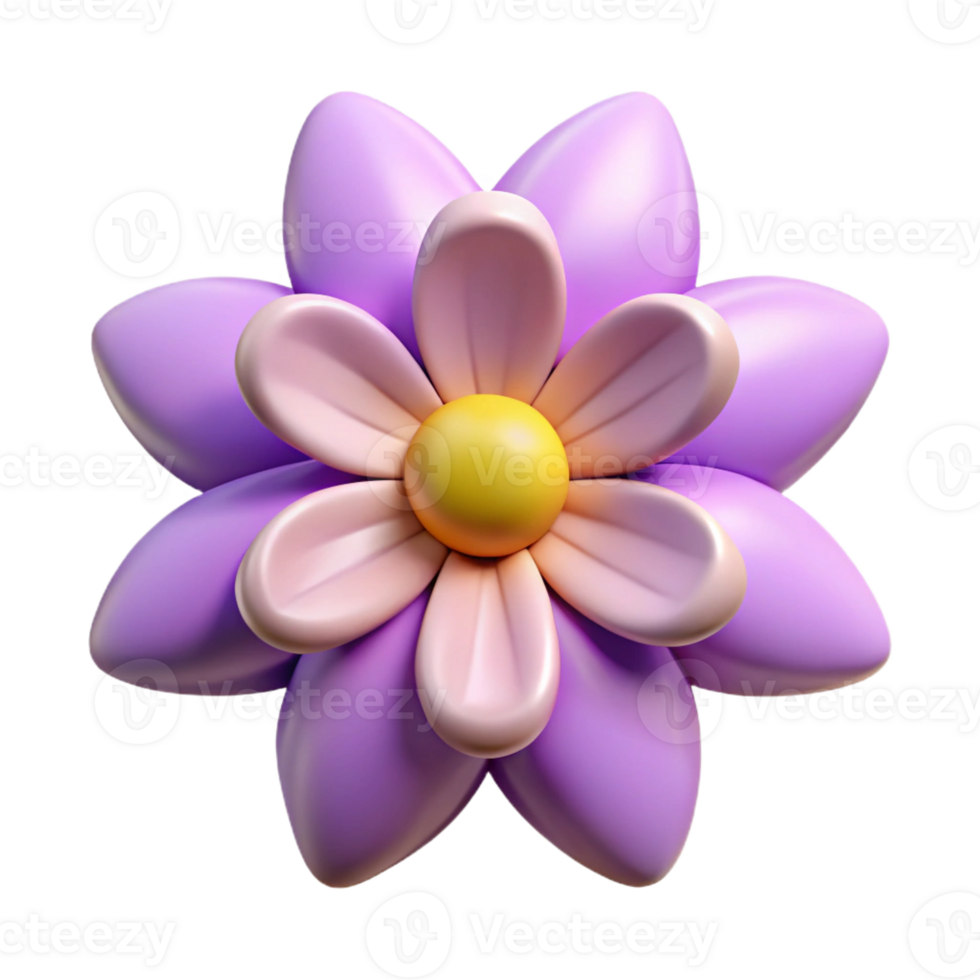 melancholic elegant Crisp edges outlining a simple flower. Symmetrical, flat color with Scalable Design. sharp png