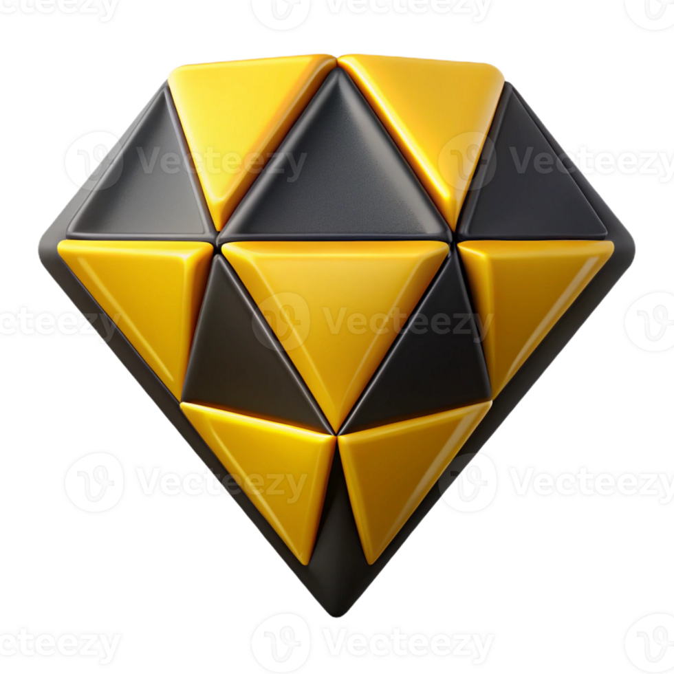 rare artistic Repeating diamond pattern, crisp edges, flat yellow and black with Scalable Design. high quality png
