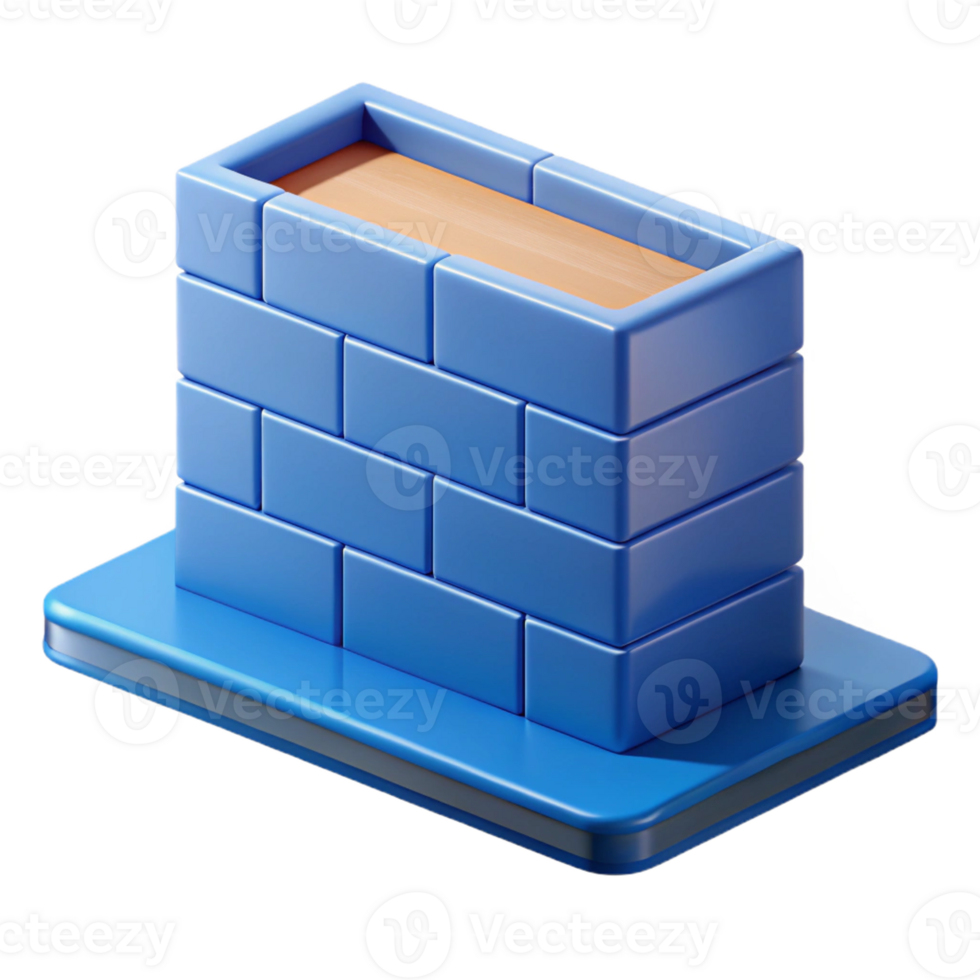 whimsical radiant Blueprint of a foundation wall. Flat color, scalable, clean lines with Scalable Design. masterfully captured png