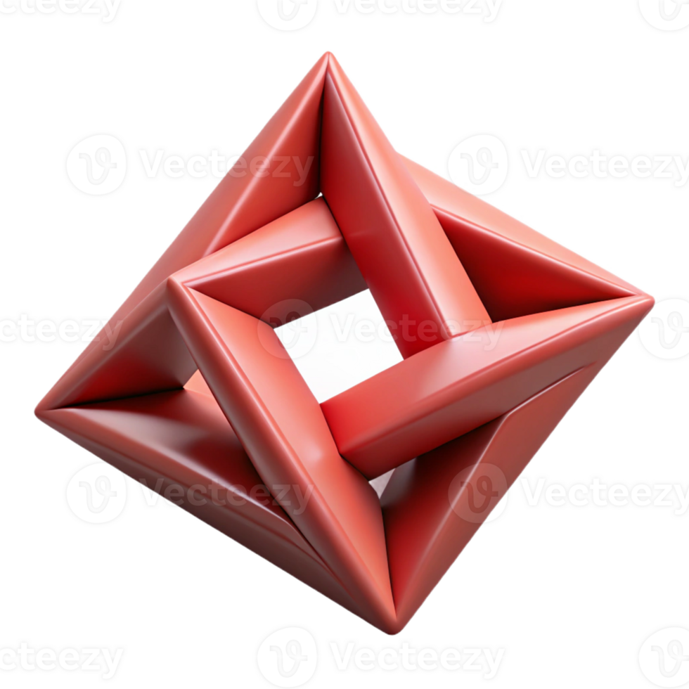 picturesque exceptional Rotating triangles forming a D illusion, crisp edges with Scalable Design. png
