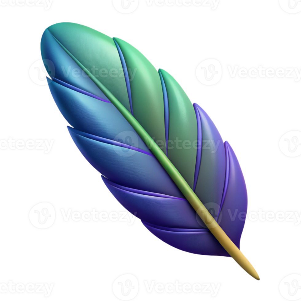 vibrant melancholic avant-garde Symmetrical feather with crisp edges and flat color. with Scalable Design. top-tier png