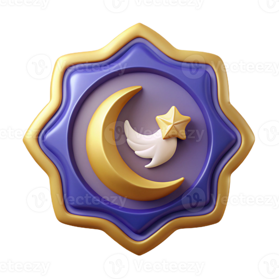 wonderful joyful renaissance Crescent moon badge with a stylized bird silhouette. Symmetrical, crisp edges, with Scalable Design. artisan png