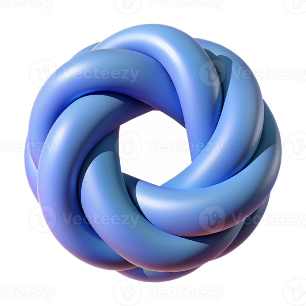 wonderful melancholic retro Geometric drawing of a torus. Crisp edges, with Scalable Design. premium png