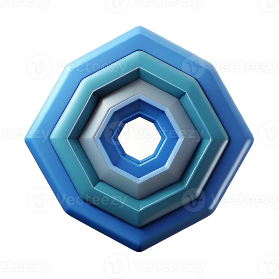 sumptuous rare Three concentric hexagons. Geometric, single-weight stroke, with Scalable Design. png
