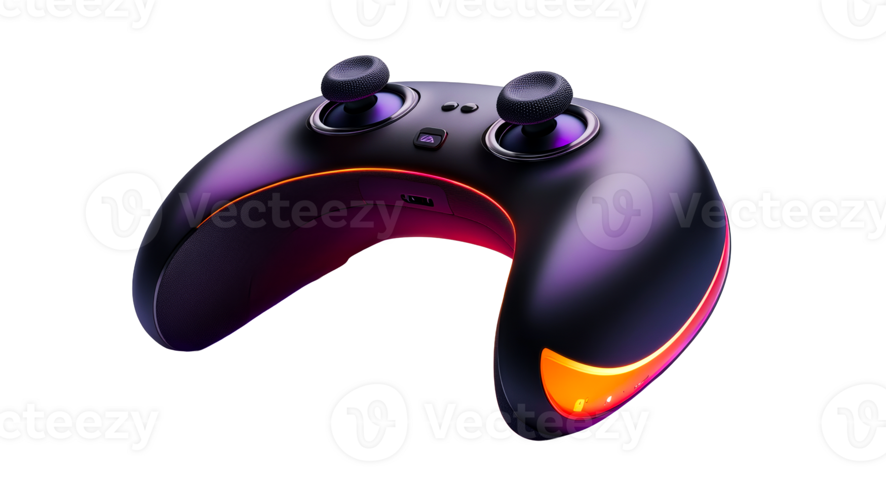 Colorful modern gaming controller png