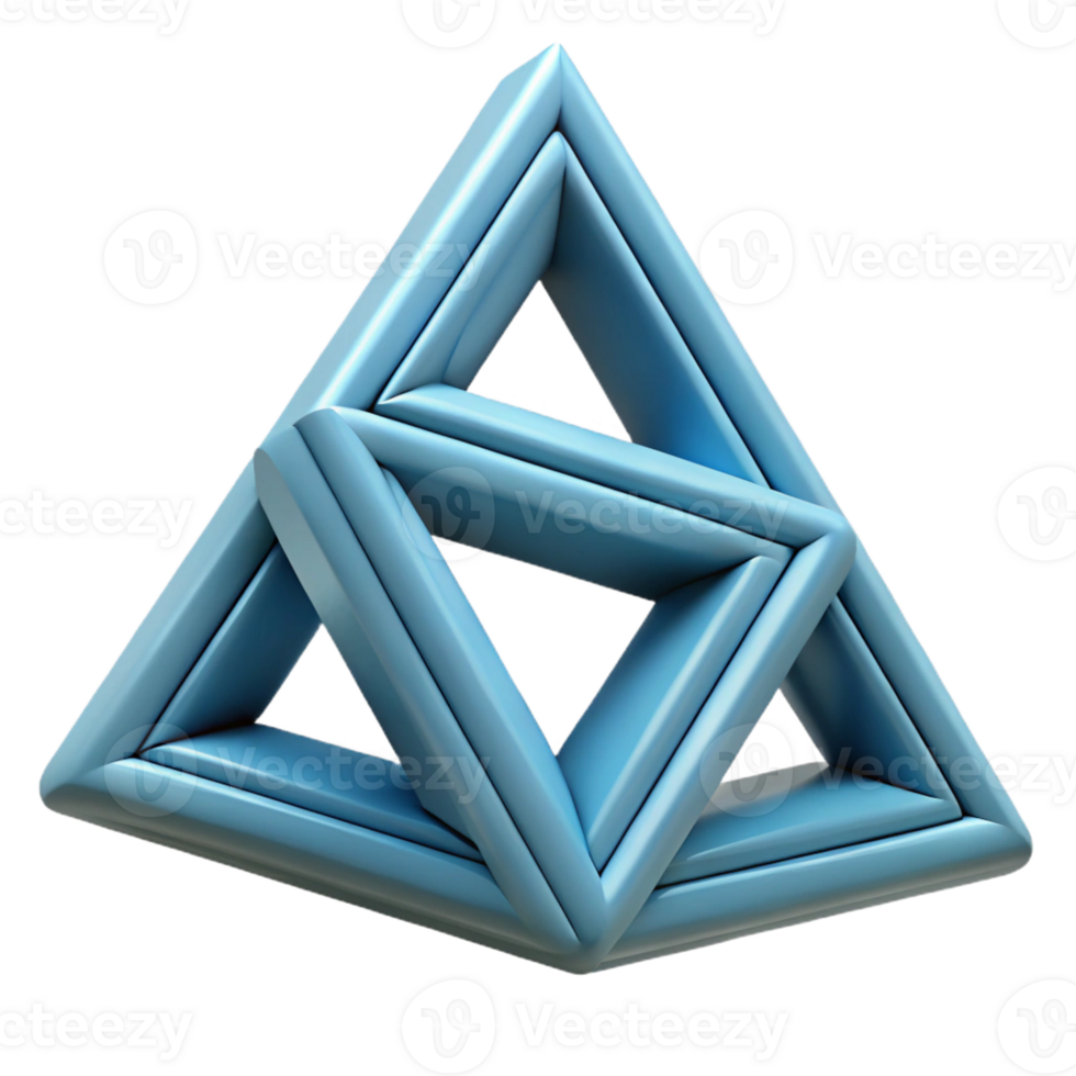 peaceful vibrant Geometric pattern of interlocking triangles. Clean lines, flat color, crisp edges with Scalable Design. precision png