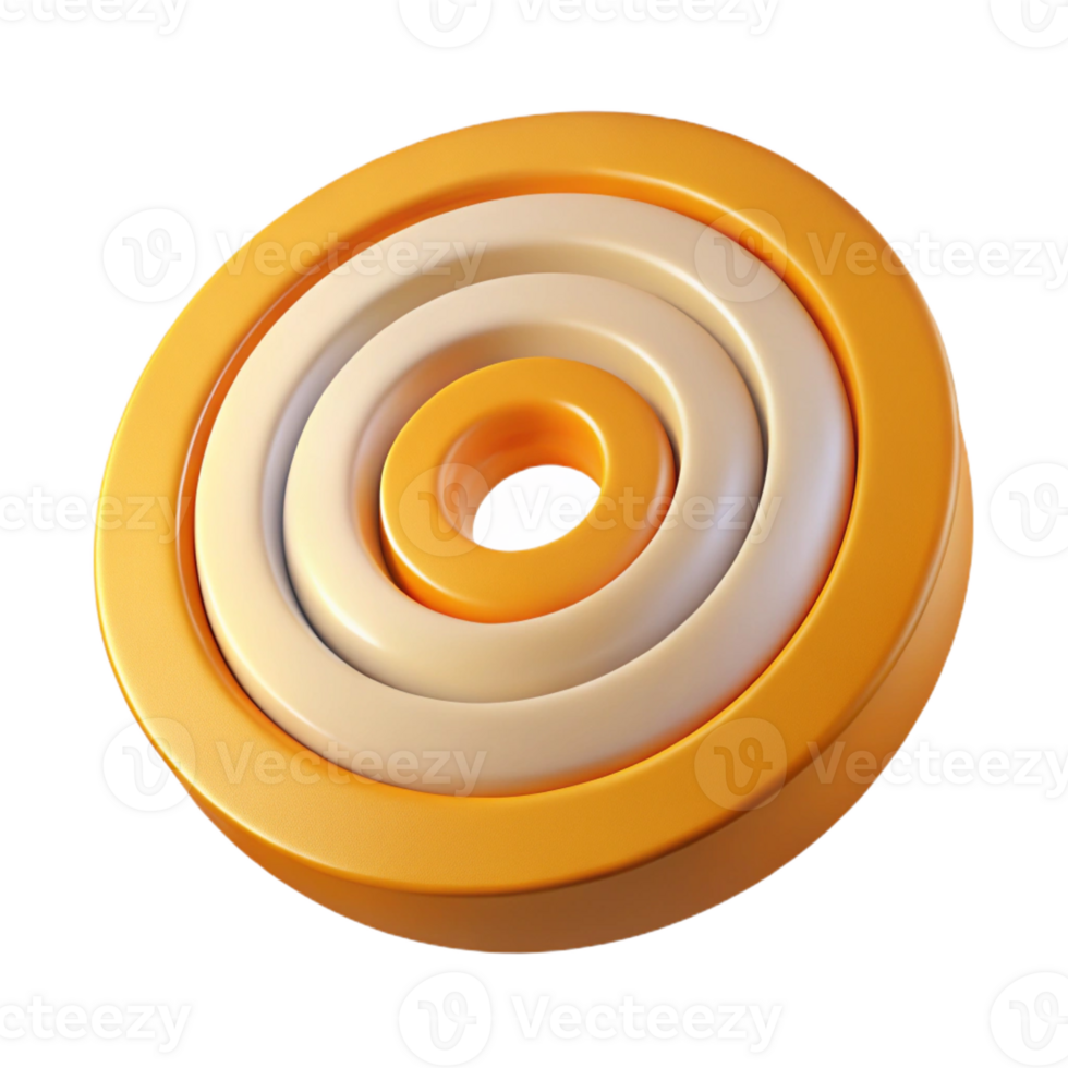 playful splendid Rotating concentric circles, minimal design, crisp edges with Scalable Design. sharp png