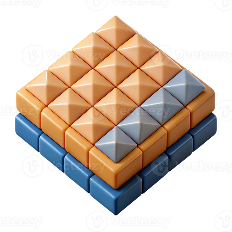 sumptuous bohemian Mosaic pattern with squares and triangles, flat color with Scalable Design. exclusive png