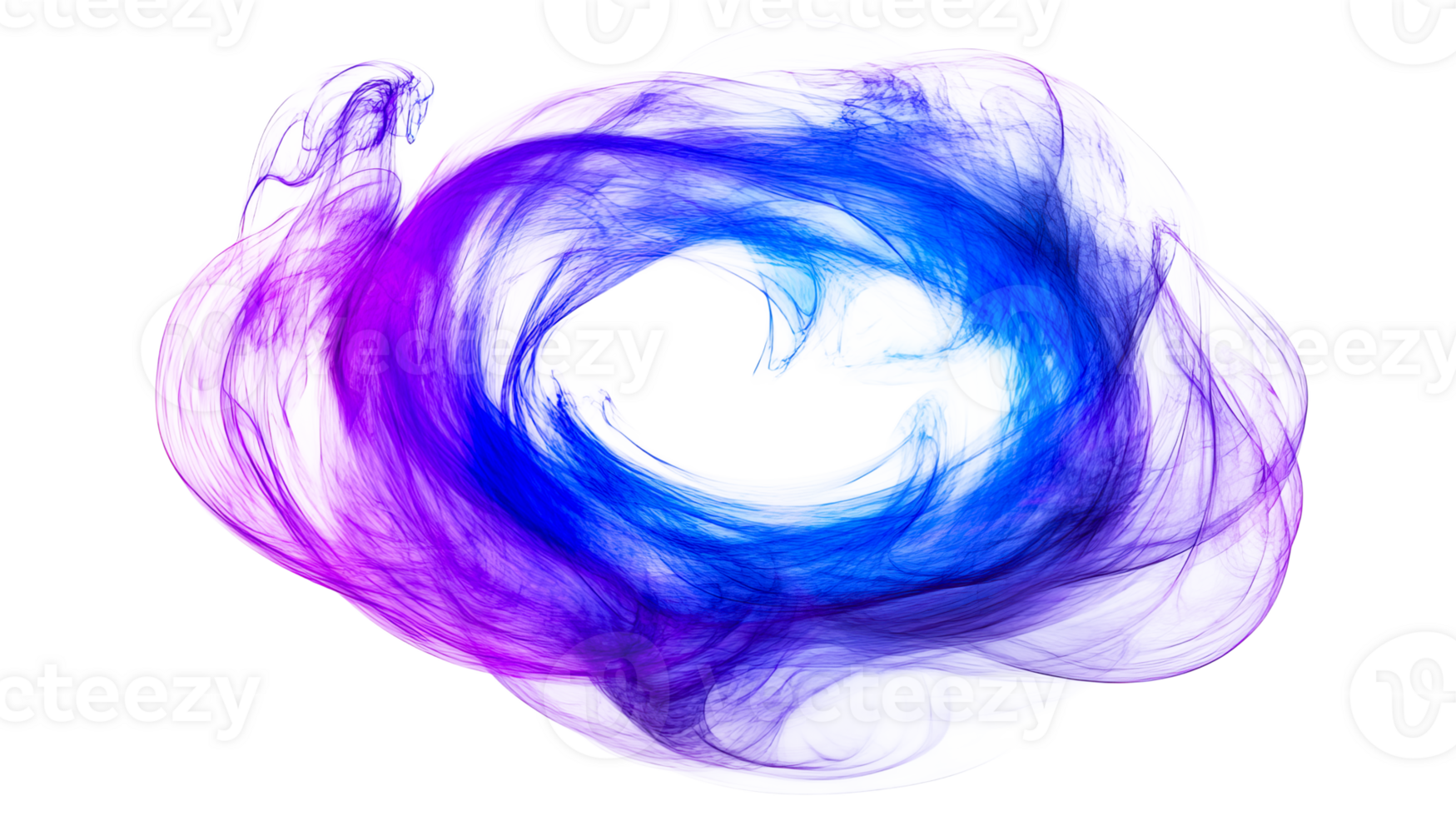 Colorful abstract swirl with transparency effect png