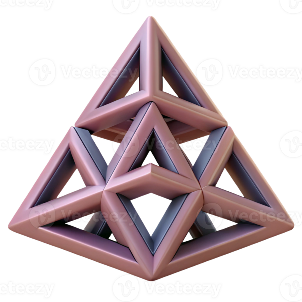 dramatic creative Geometric pattern of interlocking triangles. Minimal, flat color with Scalable Design. genuine png