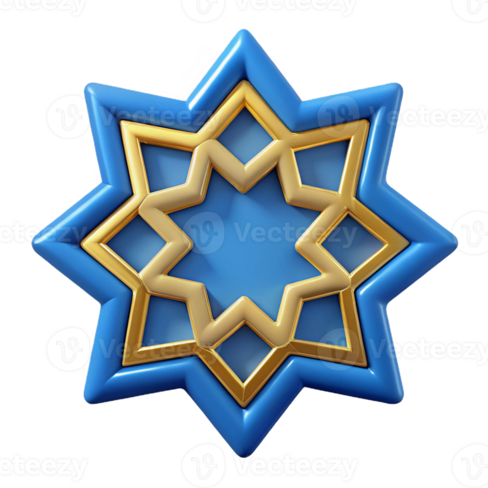 peaceful dazzling Islamic star pattern, symmetrical, crisp edges, flat color with Scalable Design. gallery standard png