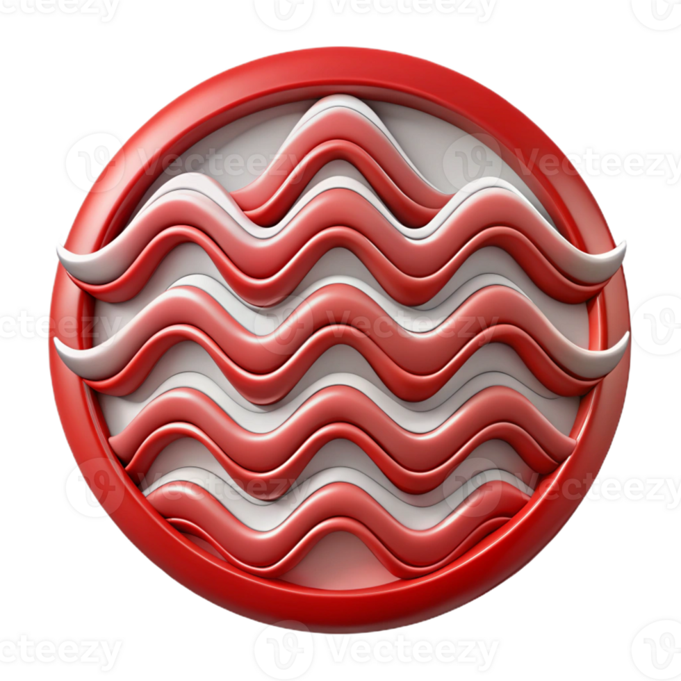 vibrant intense elegant Japanese wave pattern, symmetrical, crisp edges with Scalable Design. gallery standard png