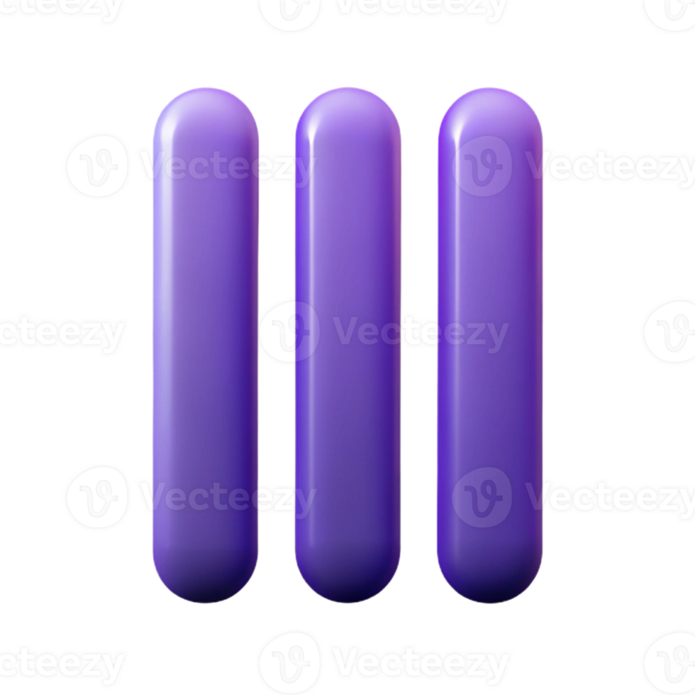 splendid intense victorian Minimal logo featuring three vertical lines. Scalable design, flat color with Scalable Design. masterfully captured png