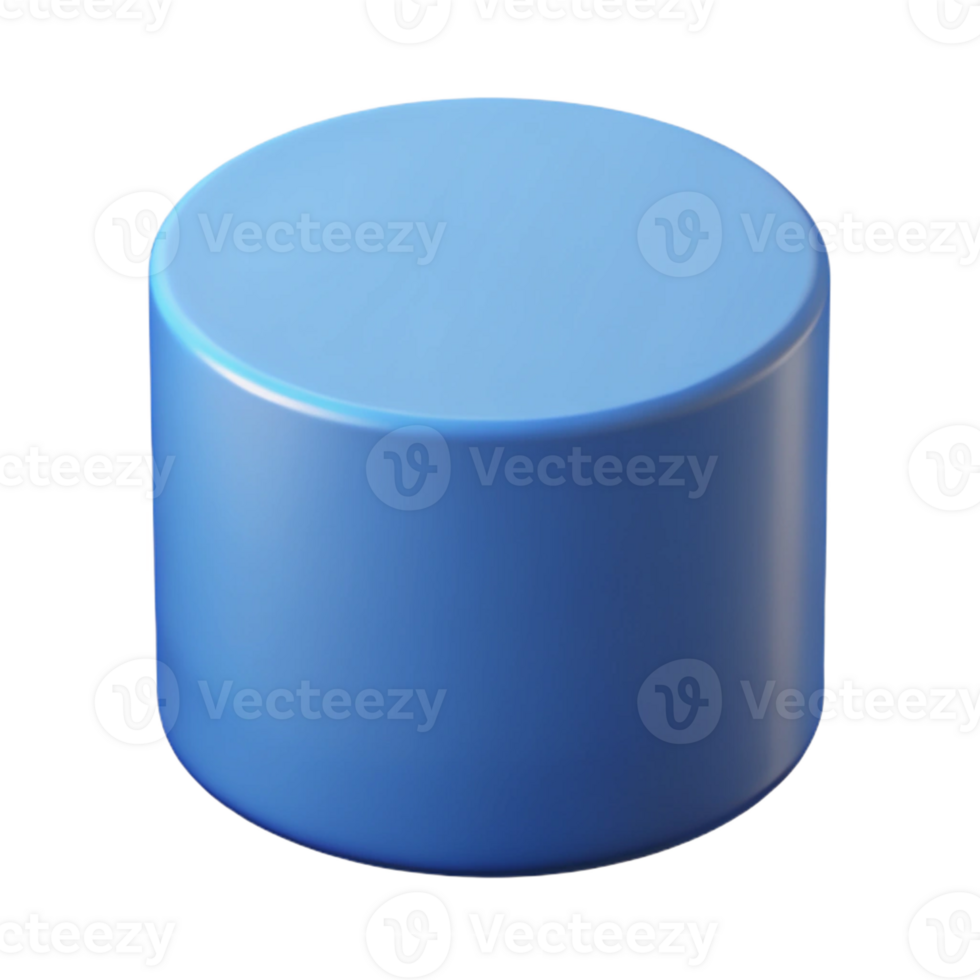 vibrant melancholic industrial Flat cylinder, crisp edges, scalable, flat color with Scalable Design. handcrafted png