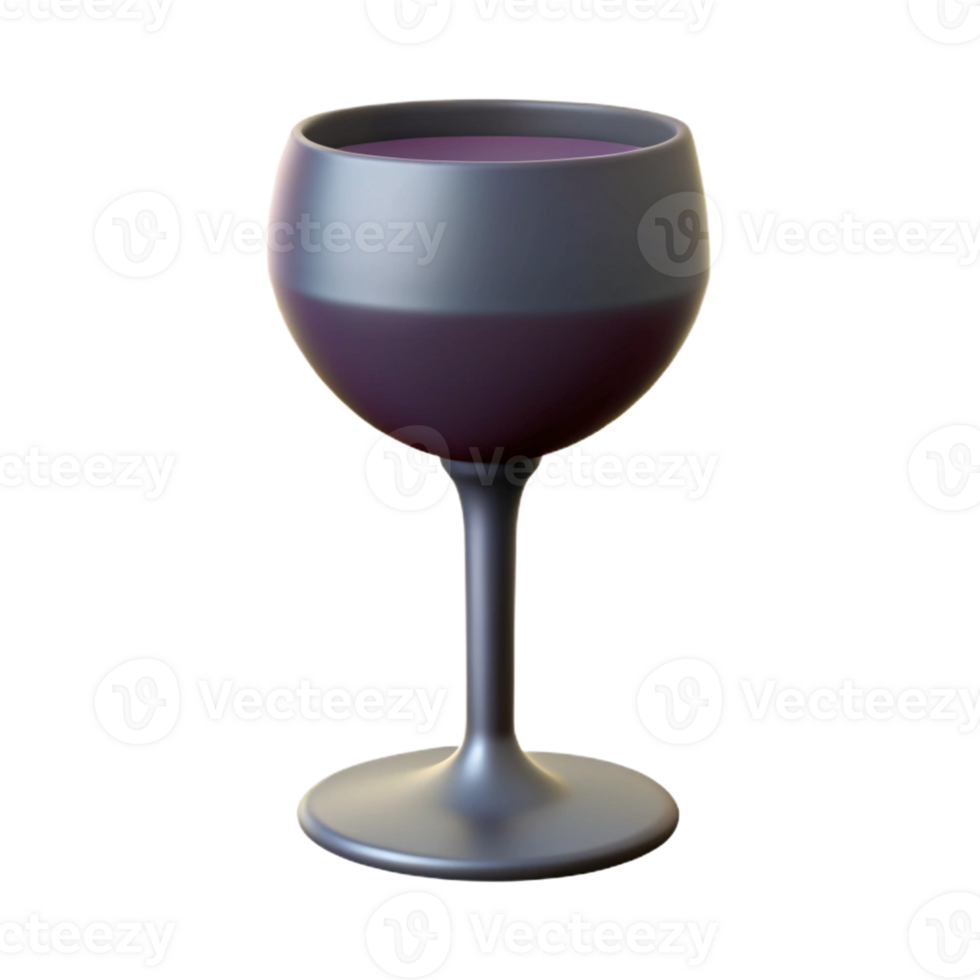 vibrant harmonious vintage Minimal silhouette of a wine glass. Flat color, scalable design, single-weight stroke with Scalable Design. perfect clarity png