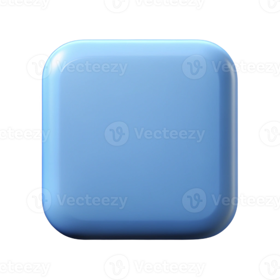 spectacular unparalleled Square with rounded corners. Clean lines, flat color, with Scalable Design. png