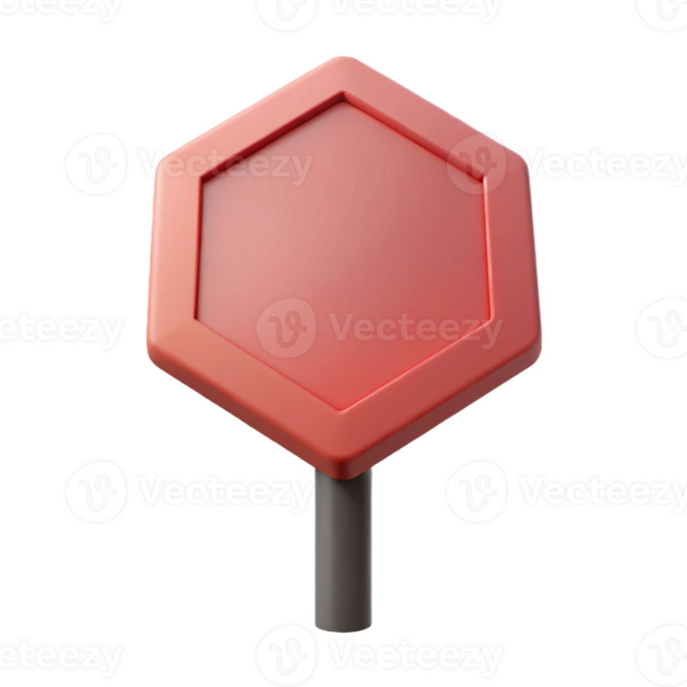 hypnotic standout Geometric silhouette of a stop sign. Clean lines, flat color with Scalable Design. png