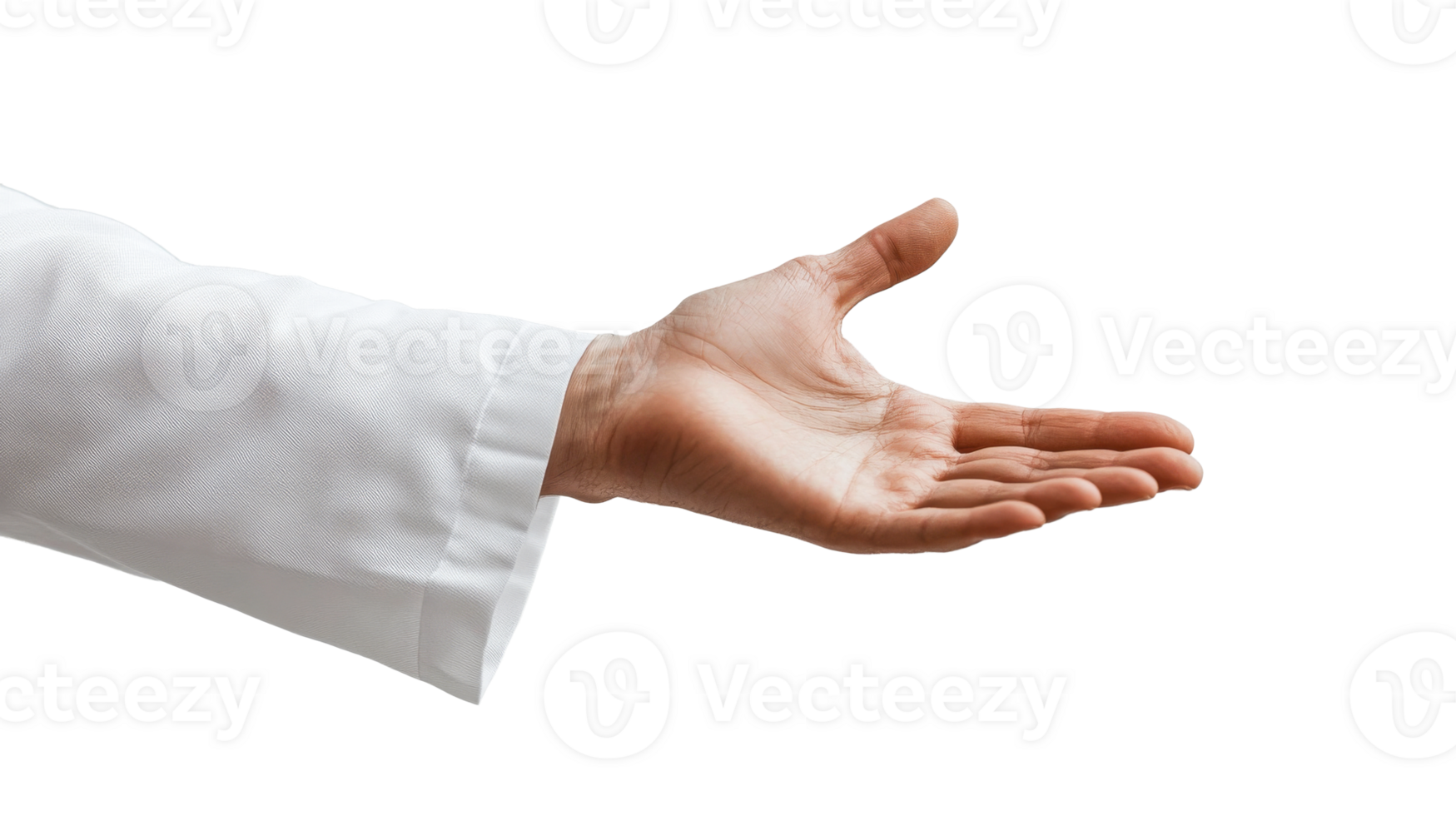 Outstretched hand in a welcoming gesture png