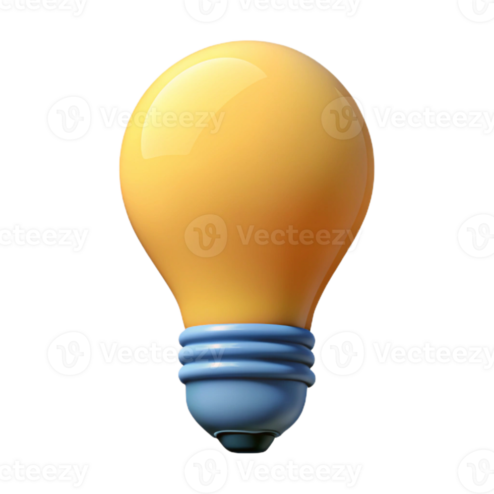 unforgettable geometric Minimal silhouette of a lightbulb. Clean lines, flat color, with Scalable Design. authentic png