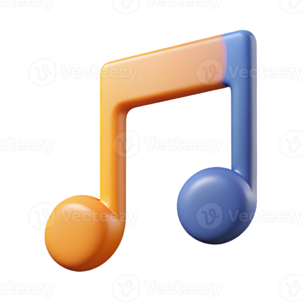 rare rustic Minimal, flat color design of a music note. Sharp edges, single-weight stroke with Scalable Design. gallery standard png