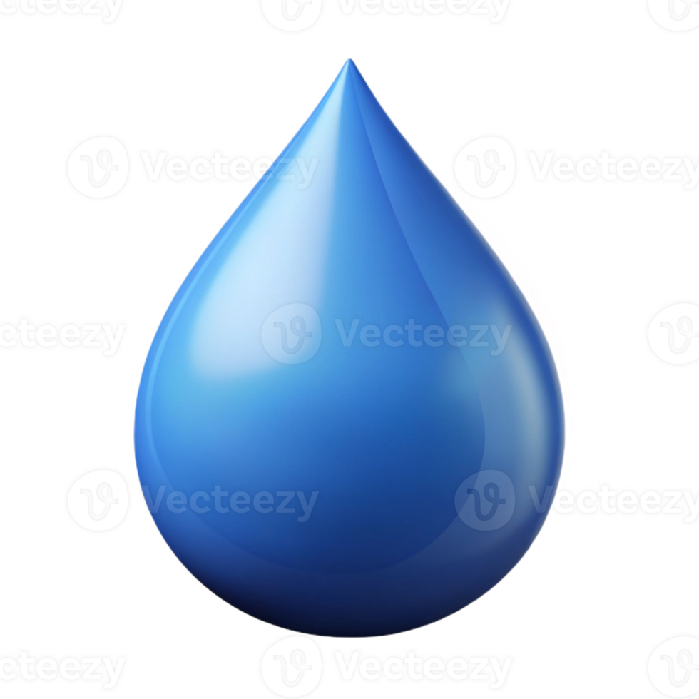 majestic calm elegant Logo depicting a stylized droplet shape. Flat color, symmetrical, with Scalable Design. 8K png