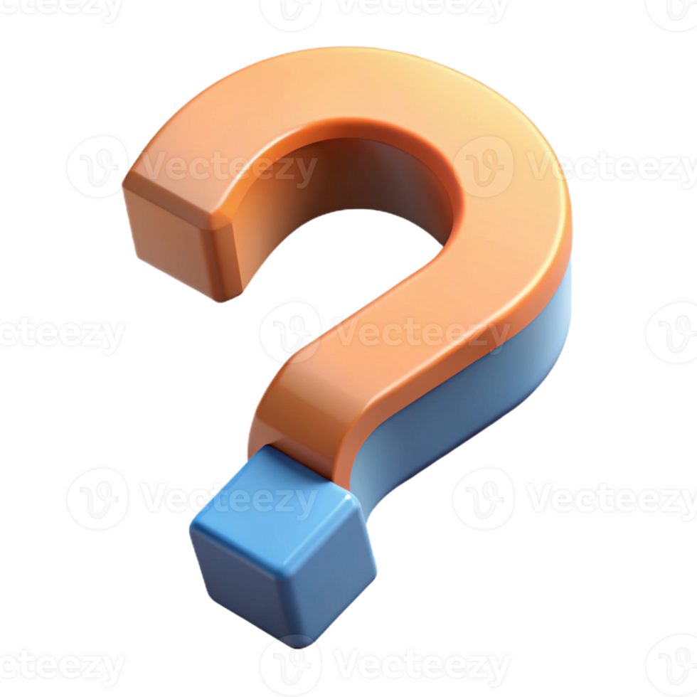 vibrant traditional A geometric question mark. Minimal, crisp edges, single-weight stroke with Scalable Design. elite png