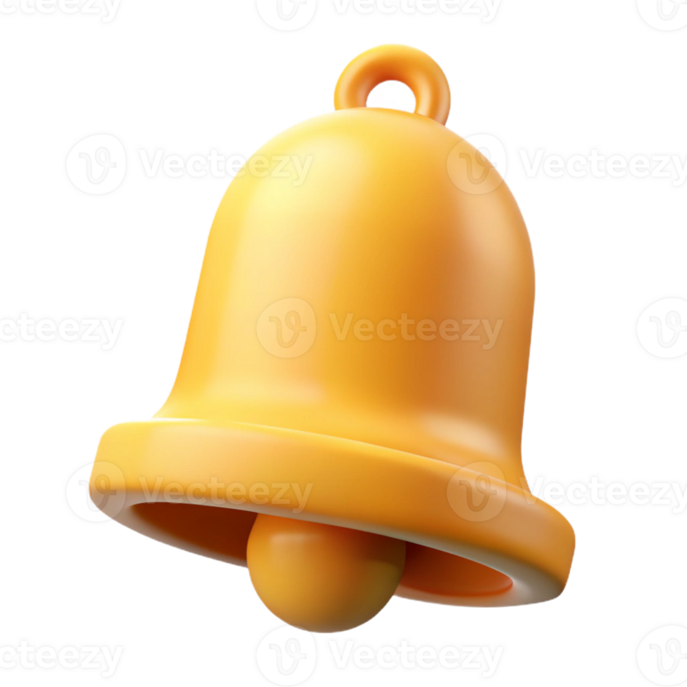 majestic intense traditional Bell icon. Rounded top, flared bottom. Crisp edges, flat color with Scalable Design. expertly shot png