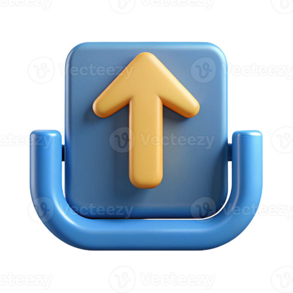 radiant elegant Upload arrow pictogram. Single-weight stroke, flat color, clean lines with Scalable Design. original png