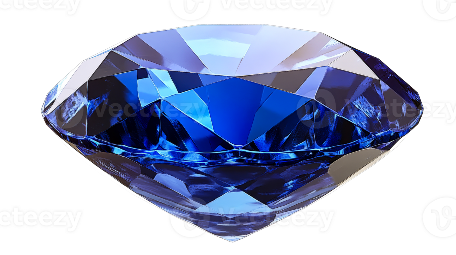 Beautiful blue diamond resting on a surface png